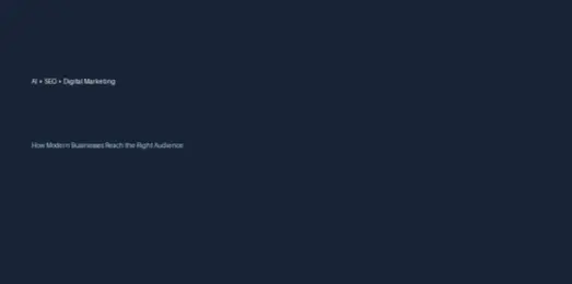 The Shift from Traditional SEO to Intelligent Search