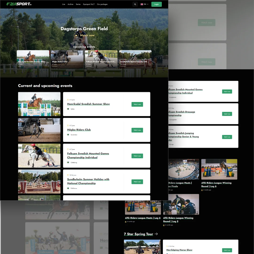 Equisport TV | Web Maintenance