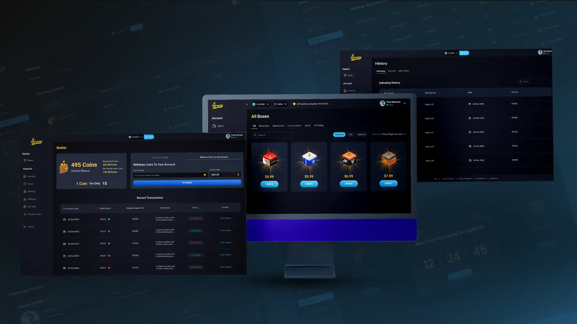 Brazy | Web App